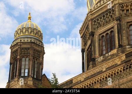 Berlin, Deutschland. September 2018. Blick auf die neue Synagoge an der Oranienburger Straße in Berlin. Kredit: Stephan Schulz / dpa-Zentralbild / ZB / dpa / Alamy Live News Stockfoto