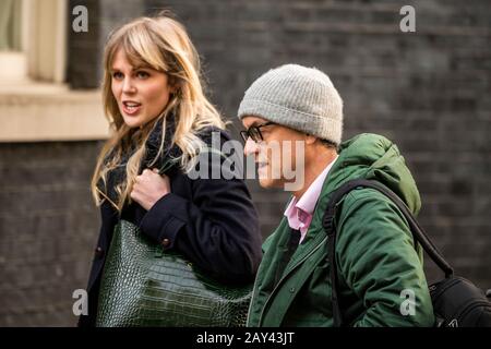 London, Großbritannien. Februar 2020. Dominic Cummings - die Minister treffen zum ersten Kabinettstreffen nach der Umbesetzung von Boris Johnson, Downing Street, ein. Credit: Guy Bell/Alamy Live News Stockfoto