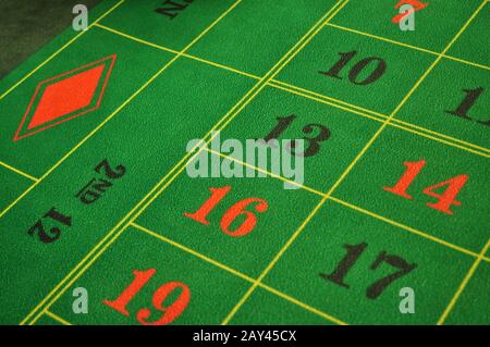 Roulette-layout Stockfoto