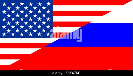 usa russland Stockfoto