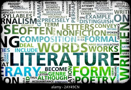 Literatur Stockfoto