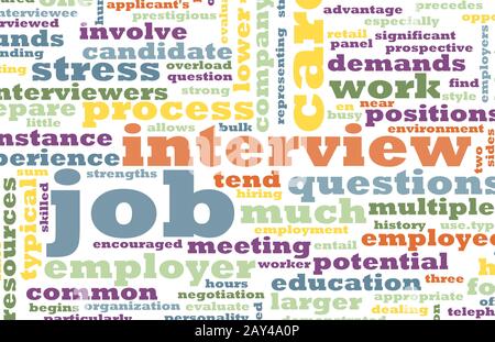 Job-Interview Stockfoto