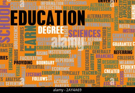 Im Bildungssektor Stockfoto