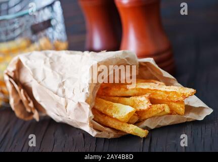 Pommes frites Stockfoto