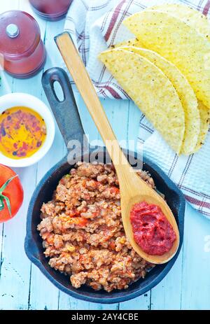 Hackfleisch / Faschiertes Stockfoto