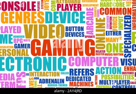 Video-Spiele Stockfoto
