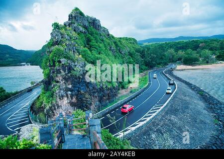 Maconde "View Point", Baie du Cap, Mauritius - Afrika. Stockfoto
