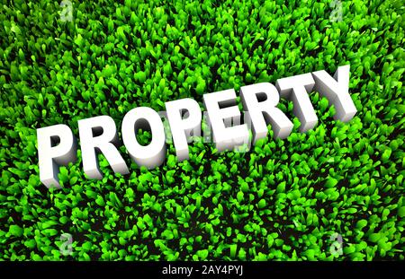 Immobilien Vermögen Stockfoto