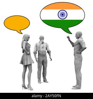 Erfahren Sie Indische Stockfoto