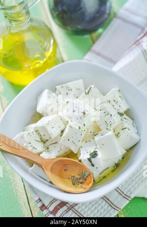 Feta-Käse Stockfoto