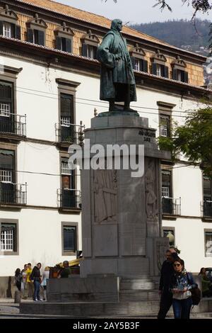 Joao Goncalves Zarco - Denkmal Stockfoto