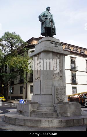 Joao Goncalves Zarco - Denkmal Stockfoto