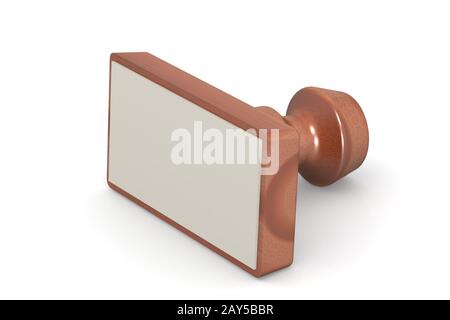 Leere Holz Stempel Stockfoto