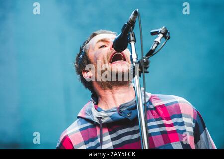 Liam Gallagher lebt 2019 in Locarno Schweiz Stockfoto