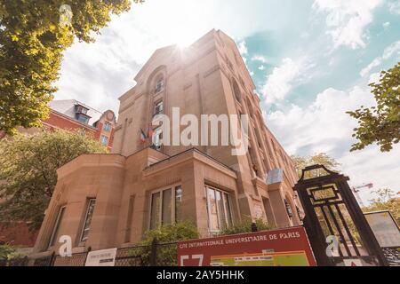 Juli 2019, Paris, Frankreich: Cite International University of Paris Stockfoto