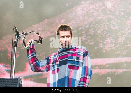 Liam Gallagher lebt 2019 in Locarno Schweiz Stockfoto