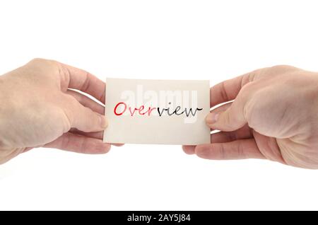 Die menschliche Hand schreiben Übersicht Stockfoto