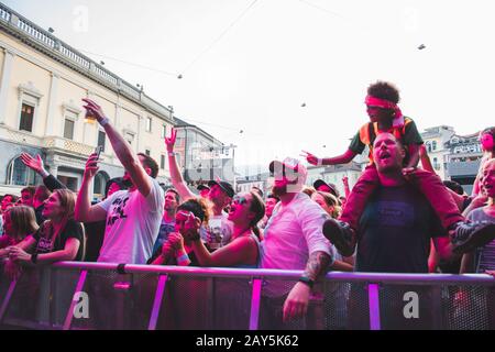 Liam Gallagher lebt 2019 in Locarno Schweiz Stockfoto