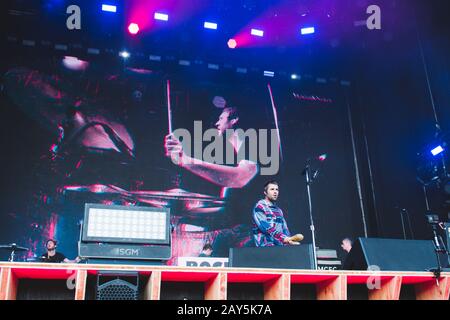 Liam Gallagher lebt 2019 in Locarno Schweiz Stockfoto