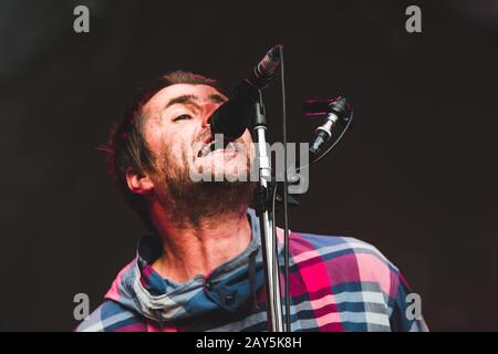 Liam Gallagher lebt 2019 in Locarno Schweiz Stockfoto