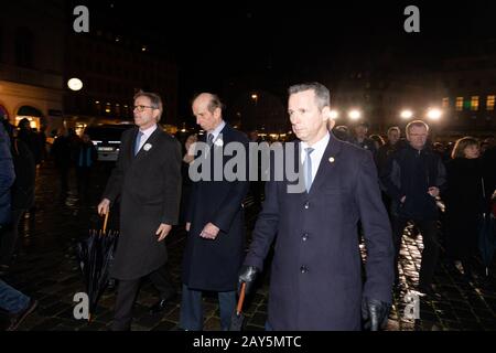 Edward Herzog von Kent bei der Gedenkfeier zum 75. Jahre der Zerstöung Dresden im Zweiten Weltkrieg / 130220 Stockfoto