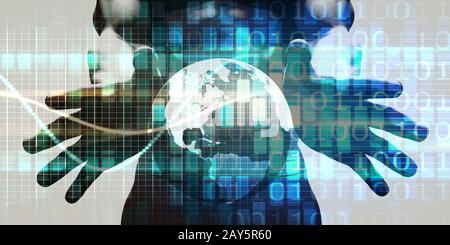 Robustes und skalierbares System Stockfoto