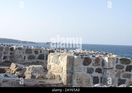 Antike Stadt Sozopol Stockfoto