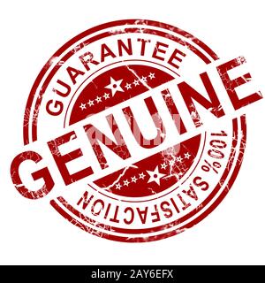 Red original Stempel Stockfoto