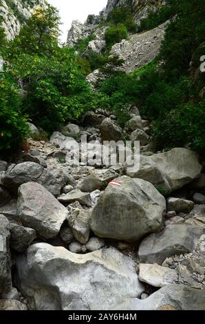 canyon, Steine, Felsen, paklenica, Nationalpark, kroatien, europa Stockfoto