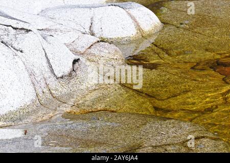 Flussbett der Murg bei Raumünzach im Schwarzwald Deutschland Stockfoto