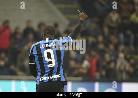 Mailand, Italien. Februar 2020. Fußball, TIM CUP 2019-20 INTER vs NEAPEL 0-1 auf dem Foto: Lukaku Credit: Independent Photo Agency/Alamy Live News Stockfoto