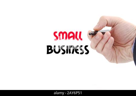 Small Business text Konzept Stockfoto