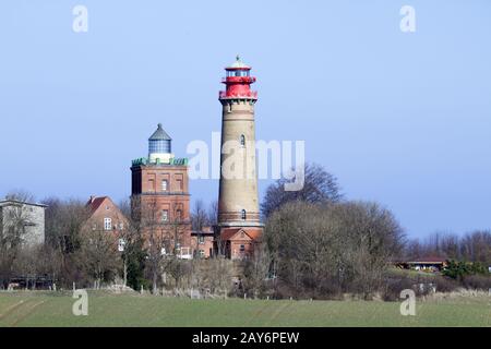 Insel Rügen, Place Kap Arkona, Leuchtturm, Ostdeutschland Stockfoto