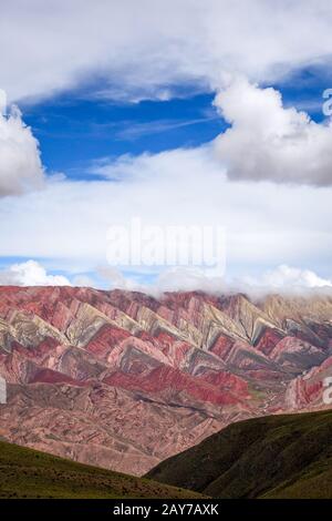 Serranias del Hornocal, farbige Berge, Argentinien Stockfoto