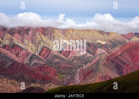 Serranias del Hornocal, farbige Berge, Argentinien Stockfoto