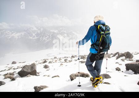 Porträt einer bärtigen Führung mit Hut und Sonnenbrille Stockfoto