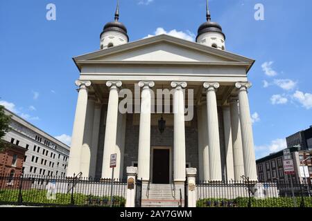 Basilika des nationalen Heiligtums Mariä Himmelfahrt in Baltimore Stockfoto