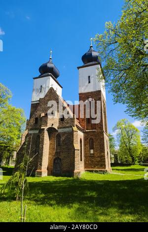 St.-Marien-Kirche in Tremmen, Brandenburg, Deutschland Stockfoto