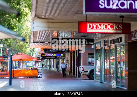 Stadtzentrum von Albury Stockfoto