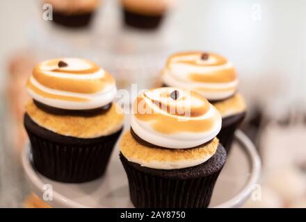 Süßigkeiten auf dem display Stockfoto