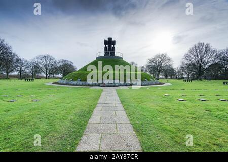 Deutscher Soldatenfriedhof in La Cambe, Normandie, Frankreich. Stockfoto