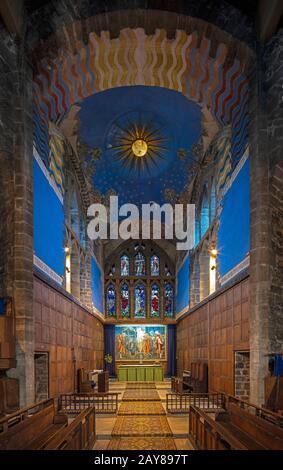 Innenansicht von St Andrew's Church, Roker, Sunderland, Tyne & Wear, England, Großbritannien Stockfoto