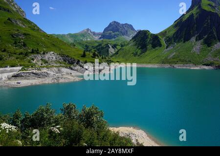 alpensee, spullersee, Österreich, Europa, Reservoir, Stockfoto