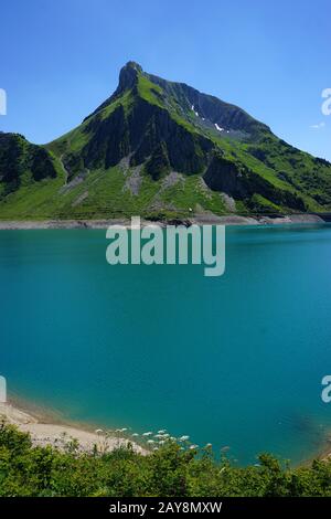 alpensee, spullersee, Österreich, Europa, Reservoir, Stockfoto