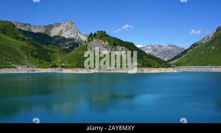 alpensee, spullersee, Österreich, Europa, Reservoir, Stockfoto