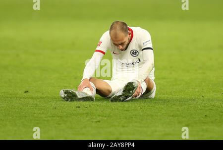 Dortmund, Deutschland. Februar 2020. Firo: 14.02.2020 Fußball, 2019/2020 1.Bundesliga: BVB Borussia Dortmund - Eintracht Frankfurt 4: 0 FGrankfurt Enttauscht Nutzung weltweit Credit: Dpa / Alamy Live News Stockfoto