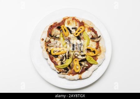 hausgemachte pizza Stockfoto