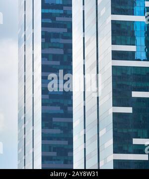 Business skyscraper Hintergrund. Singapur Stockfoto