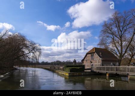 Prince - Bishop's Korn Wassermühle in Nienborg. Stockfoto