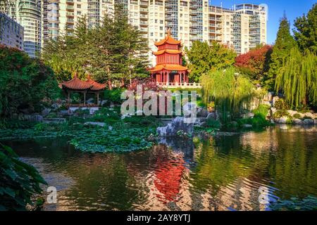 Der Chinese Garden Of Friendship in Sydney, Australien Stockfoto